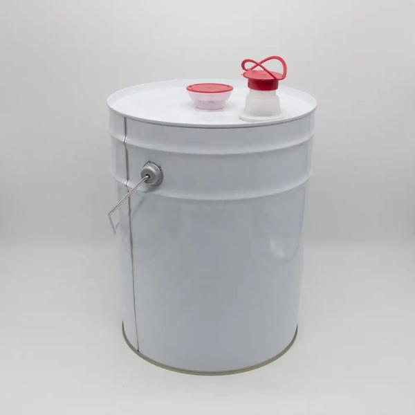 Buy Customized Metal Handle Silver Iron Seed Bucket with Drainage Holes at wholesale prices