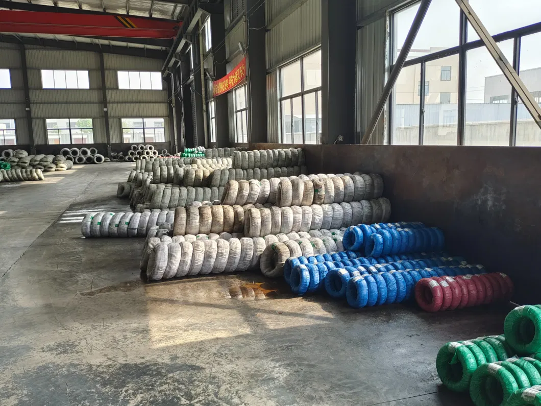 Ms Hot Dipped Electro Gi Galvanized Steel Wire with AISI 1008 1006 0.3mm 2mm 4mm 6.5mm ASTM 6 8 9 10 12 14 18 20 Gauge in Barbed Wire Electric Cable for Hanger