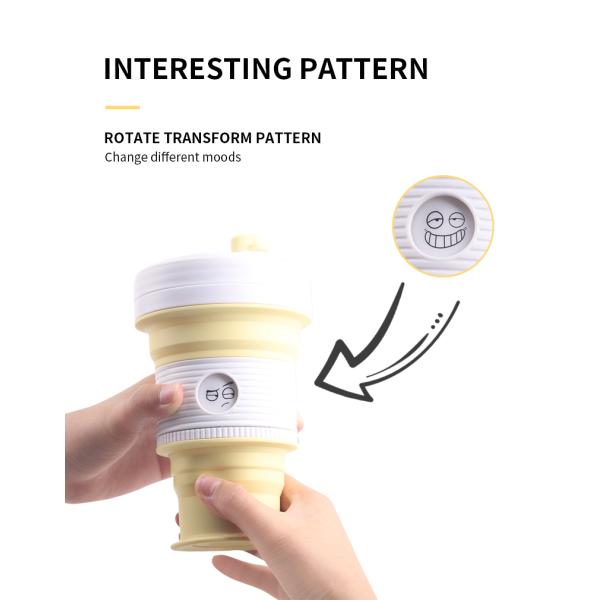 18oz Rubber Drinking Cups Silicone Household Products Double Wall