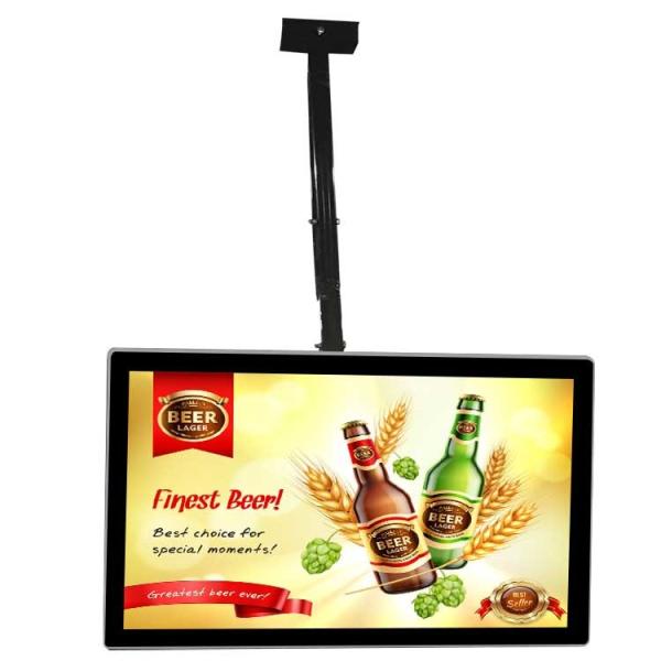 Buy VETO Android Digital Menu Screens Double-sided Hanging Wall Mounted HD Advertising LCD Display 43 49 55 Inch at wholesale prices