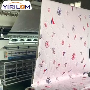 Foshan Medium Weight 240gsm Knitted Fabric Mattress Quilting Fabric