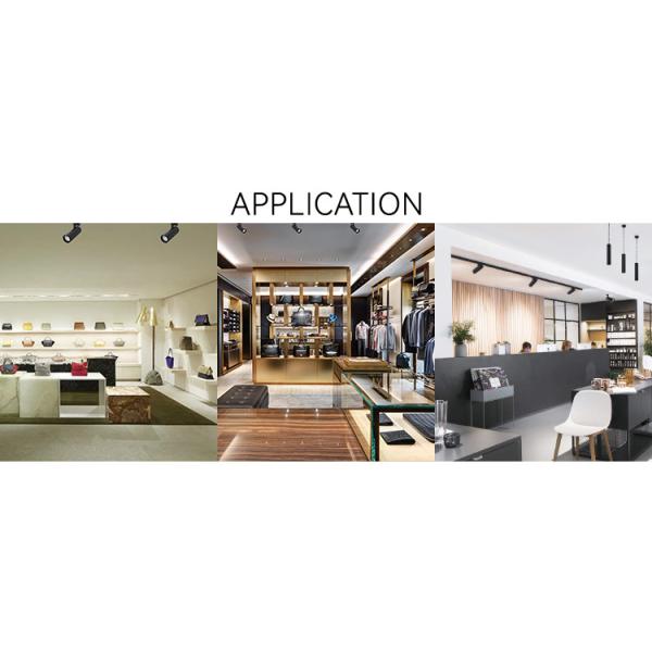 Tiltable Surface Mounted Ceiling Spotlights 3008lm-3360lm Black Spotlight Track