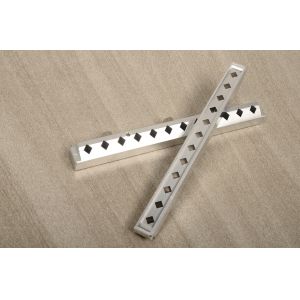 12 Hole Custom Lipstick Mold Small Gold Bar Square Aluminum