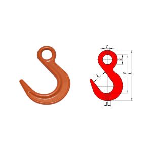 Alloy Steel Rubber Elements , Forged Compact Lifting Swivel Hooks