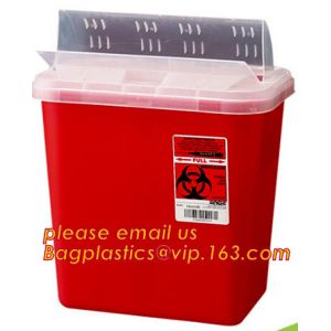 Rectangle safe sharp container, Medical Disposal Bin Sharp /Safe SharpS