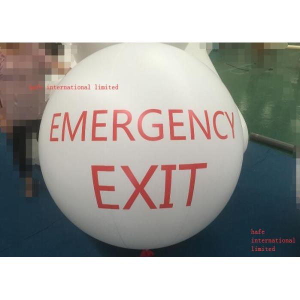 220V / 230V 3.8M 12.5ft Moon Led Light Party Balloons With HMI Lamp Illuminate