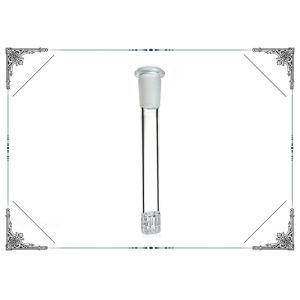 Smoking Glass Downstem With Matrix 14 to18 Female Hookah Slide