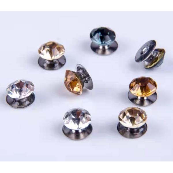 2021 wholesale glass stone jeans rivet LTC rhinestone strass rivet for leather