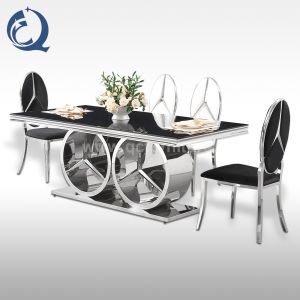 19x20x42inch High Back Dining Room Chairs Leather Upholstery Linear Stitching