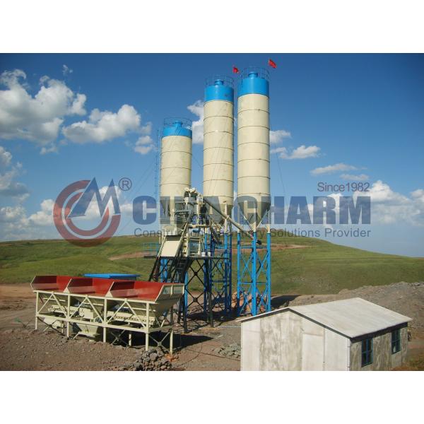 25cbm/H Ready Mix Concrete Mixing Plant HZS25 Building Works