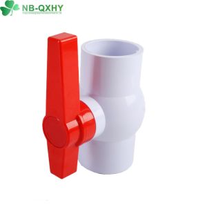 Customized Handle PVC Valve 1/2"-6" ANSI Socket Compact Ball Valve for Household