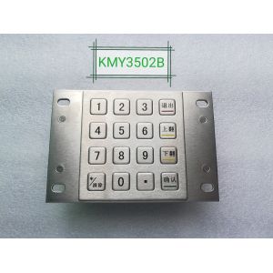 CE RoHS Ik07 Davo Metal Numeric Keypad Of ATM Machine