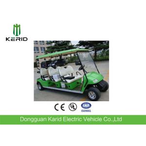 Light Green Electric 6 Passenger Golf Carts With 48 Voltage 4KW Curtis