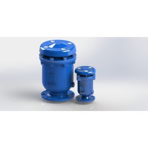 Ductile Iron Triple Function Air Release Valves Single Chamber