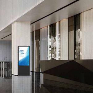 75 Inch Vertical Advertising LCD Display with Explosion-Proof Technology