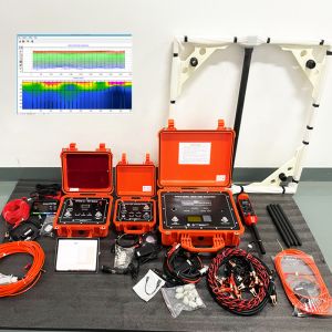 Electromagnetic Time Domain Geophysical Instrument With 10KW Transmitter For