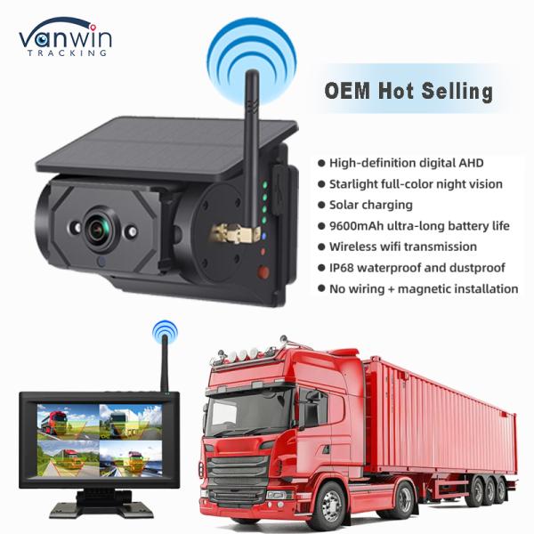 Buy Solar Powered WiFi Backup Security System Waterproof CCD Image Sensor Dash Cam at wholesale prices