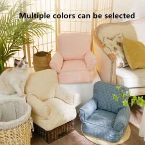 Luxury Cat Sofa Washable Pet Nest All Year Round Universal Cotton Cat Bed Cat