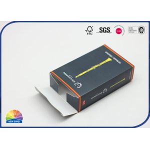 Black 4C Printed Carton Paper Gift Box With Eco Friendly Material