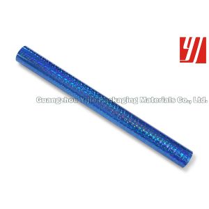 China Holographic Blue Glass SGS Length 120m Laser Foil Roll on sale