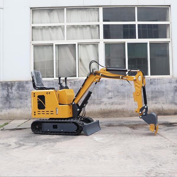 Buy Earth Moving Machinery 1 Ton Crawler Small Micro Farm Garden Digger Hydraulic 800kg Mini Excavator at wholesale prices