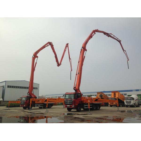 Special Purpose Truck , Concrete Pump Truck With Electric Control System