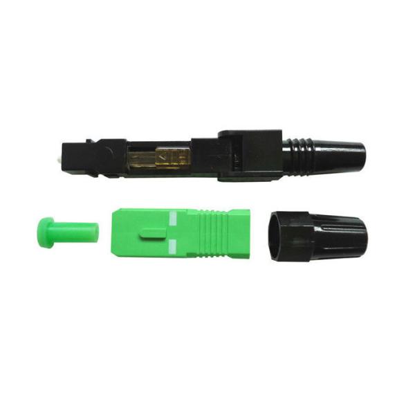 Circle Cable Fiber Optic Fast Connector 53mm SM / MM Optical Cable Connector