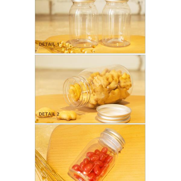 New Design Medium Edible Plastic Sweet Jars For Candy Cookie Nut