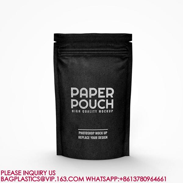 Stand-up Resealable Mylar Bags Food Storage Bag, Foil Pouch Stand-up Bags Self Sealing