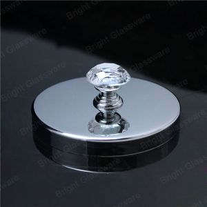 Newest Design candle metal lid with knob