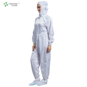 Washable Clean Room Coveralls Dust Free Sterilization Without Elastic Adjustment