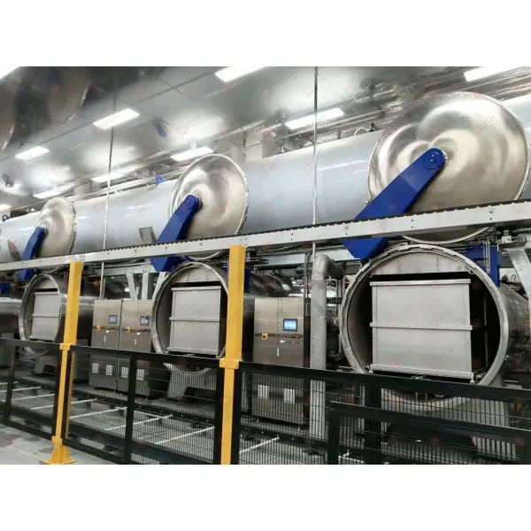 Fully Automatic Highly Secure Sterilization Retort and Kettle with SUS304 Stainless Steel Construction