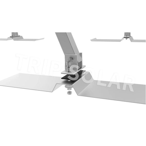 25-30 Years of Service Life Solar Railing Ballasted Roof Mounting System for Flat Roof