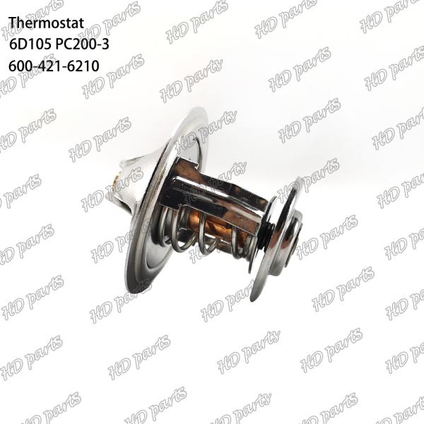 Thermostat 6D105 76.5℃ PC200-3 600-421-6210 Engine Part