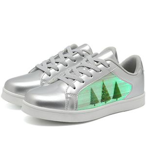 Adult Light Up Shoes With Led Display , App Control Custom Led Shoes