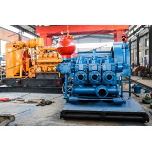 Quality Three-Plunger Mud Pump Featuring 4.206 Gear Ratio and 5-1/8&quot; Outlet Dia. for Heavy-Duty Drilling Needs for sale