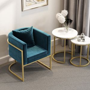 Nordic Studio Negotiation Wrought Iron Furniture Sofa Set