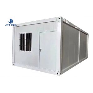 Steel Door Customized Mobile Living Shipping Container Office Luxury Flat Pack