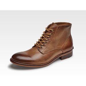 Classic Mens Waterproof Winter Dress Boots Genuine Leather OEM / ODM Service