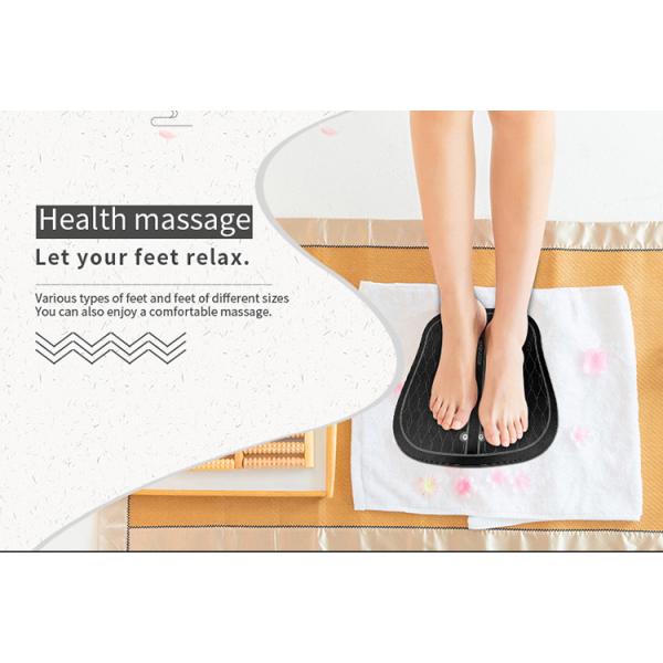 Hot Convenient pulse ems foot Electric TENS Unit Reflexology Foot Massage Mat wireless neck massager
