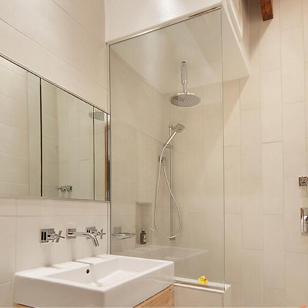 Walk In Glass Shower Door Frameless Design Polished Edge
