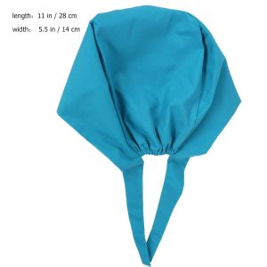 Unisex Stretch Disposable Scrub Caps , Nursing Bouffant Scrub Hat