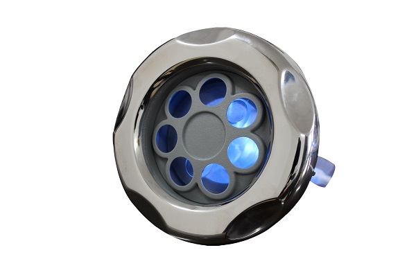5” LED Style Pulsating Stream Massage Hot Tub Jets With Stainless Steel Cover For SPAS