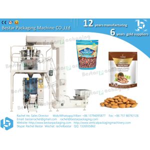 How to pack nuts dry fruit Bestar weighing packaging machine BSTV-450AZ