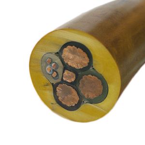 0.6kV Multi Cores Flexible Mining Electrical Cable With Rubber Sheathed Copper