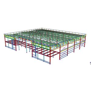 High Strength Prefabricated Steel Structure Lightweight High Spans For Warehouse