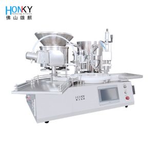 Desktop Full Automatic Vial Liquid Filling And Capping Machine For Small Batch