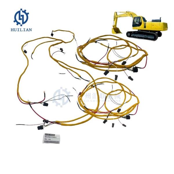 Buy PC300-6 PC300-7 PC300-8 Cab Engine Floor Monitor Injector ECM Wiring Harness Excavator Engine Wiring Harness at wholesale prices