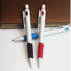 triangle shape pen for promotional with rubber grip