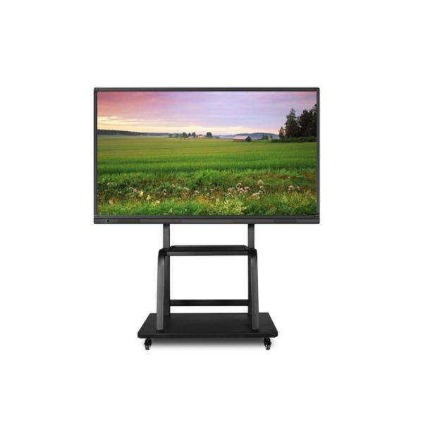 Free Stand LCD Digital Signage Interactive Whiteboard With Safely Locking System